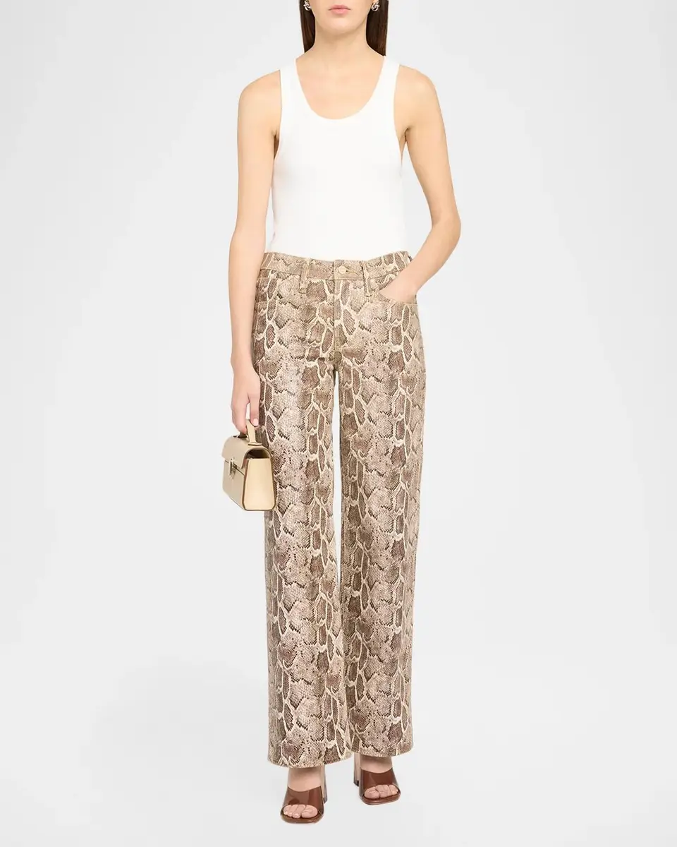 Mother The Maven Sneak Leather-Blend Pants | Thumbnail 2