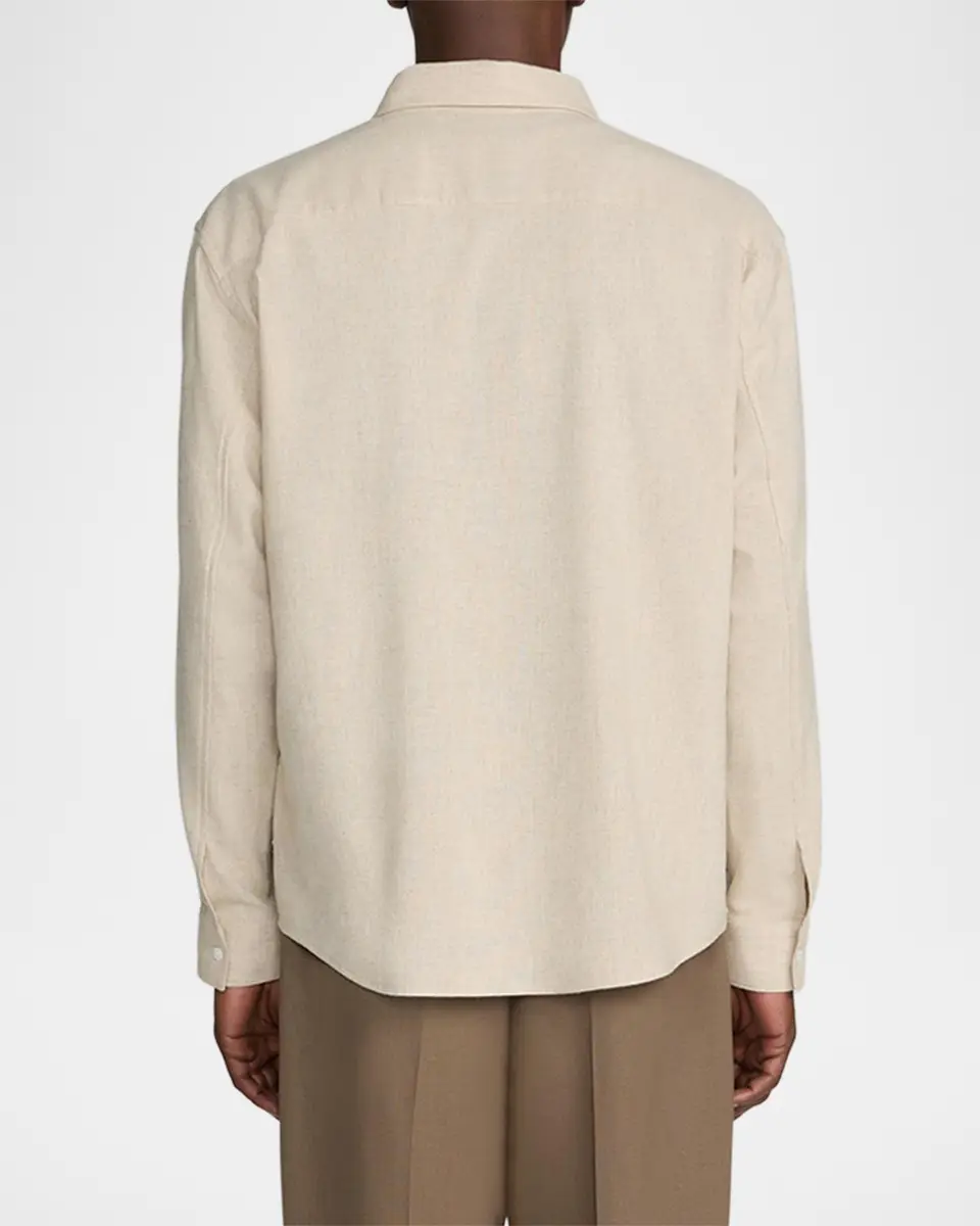 Frame Men's Wool Blend Button-Down Shirt | Thumbnail 3 Frame Men's Wool Blend Button-Down Shirt | Thumbnail 3
