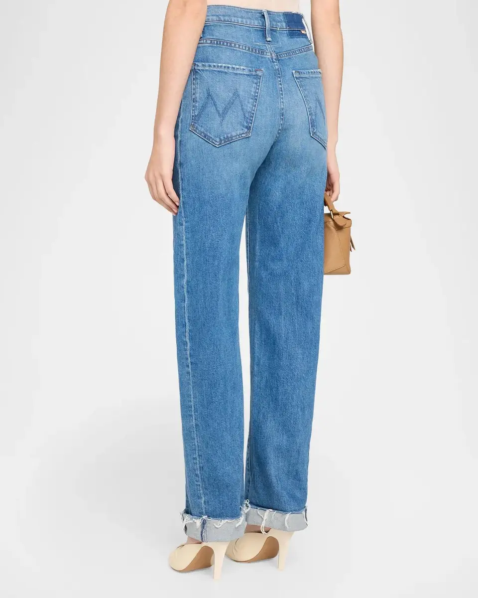 Mother The Half-Pipe Flood Cuff High-Rise Jeans | Thumbnail 3 Mother The Half-Pipe Flood Cuff High-Rise Jeans | Thumbnail 3