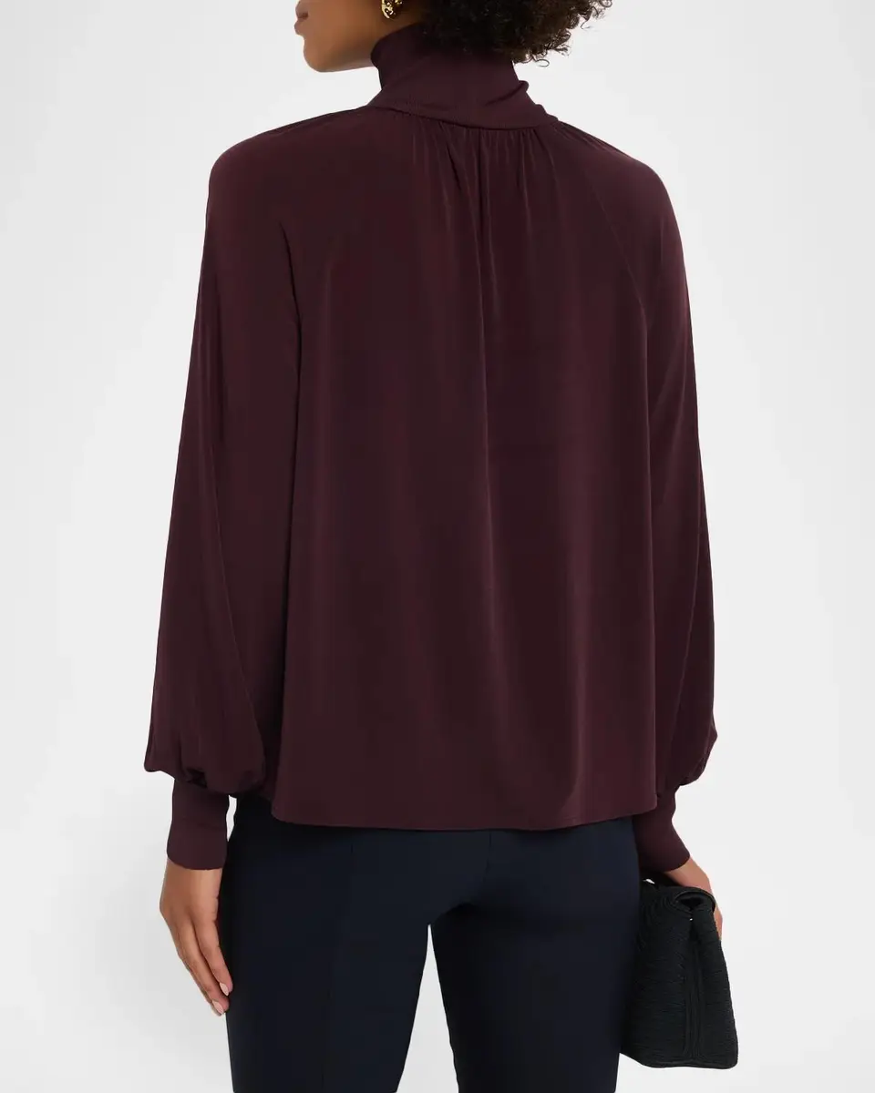Vince Gathered Turtleneck Top | Thumbnail 3 Vince Gathered Turtleneck Top | Thumbnail 3