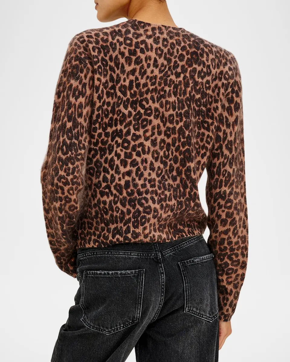 RAILS Sofia Leopard Print Wool-Cashmere Top | Thumbnail 3 RAILS Sofia Leopard Print Wool-Cashmere Top | Thumbnail 3