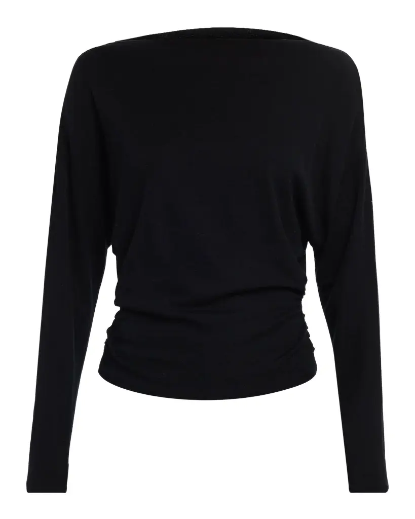 Vince Draped High-Neck Top