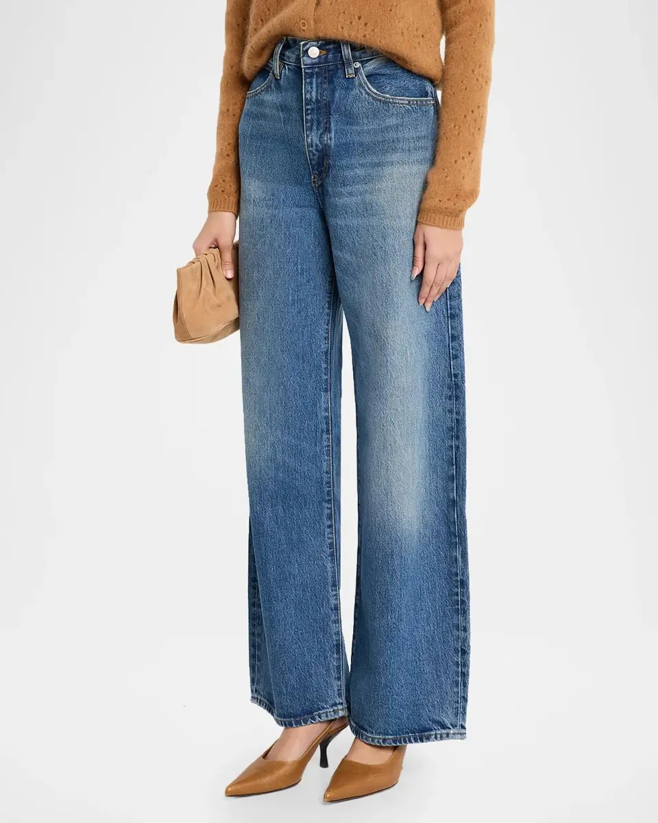 Frame The Bow Wide-Leg Jeans | Thumbnail 4 Frame The Bow Wide-Leg Jeans | Thumbnail 4