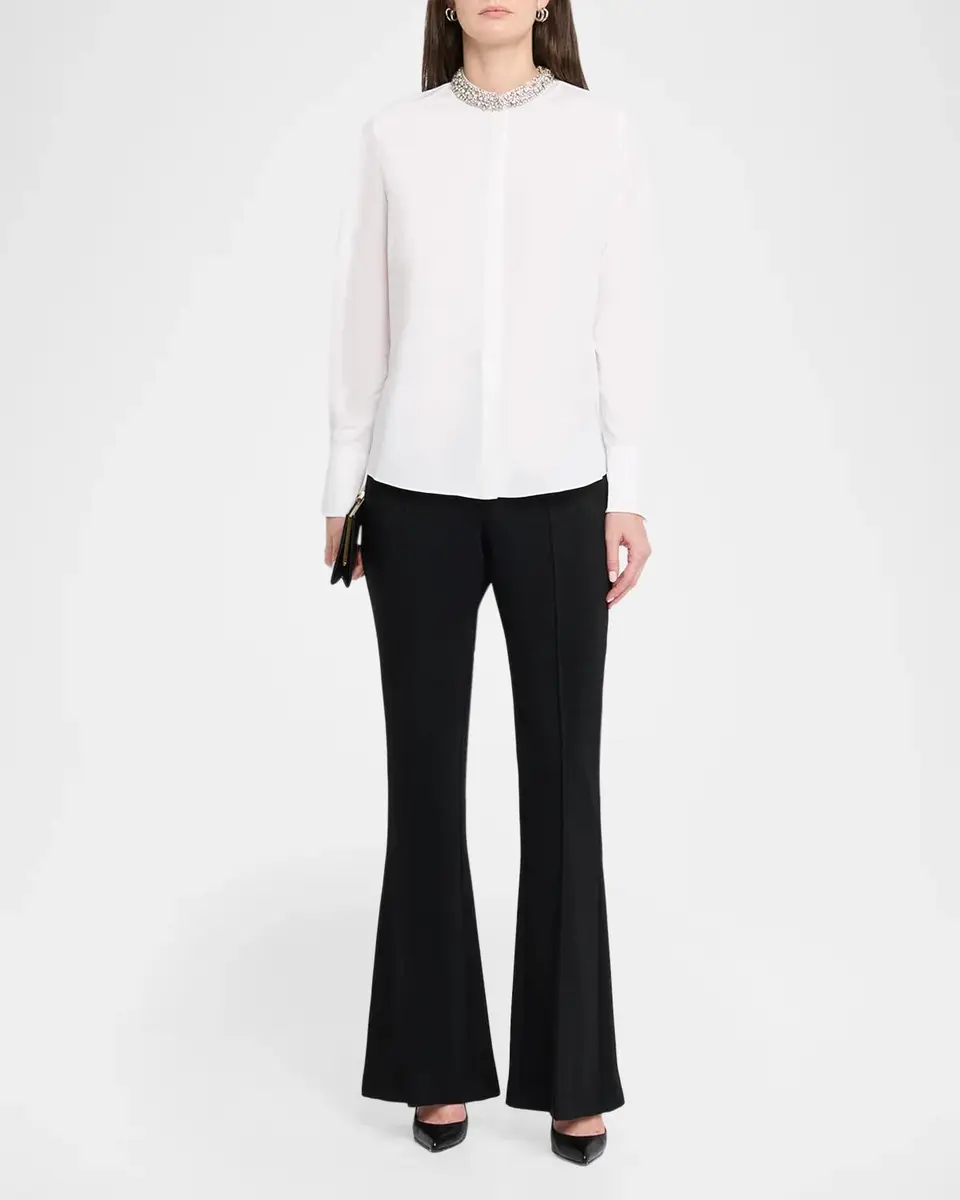 Kobi Halperin Camryn Ruffled Cotton-Blend Blouse | Thumbnail 2 Kobi Halperin Camryn Ruffled Cotton-Blend Blouse | Thumbnail 2