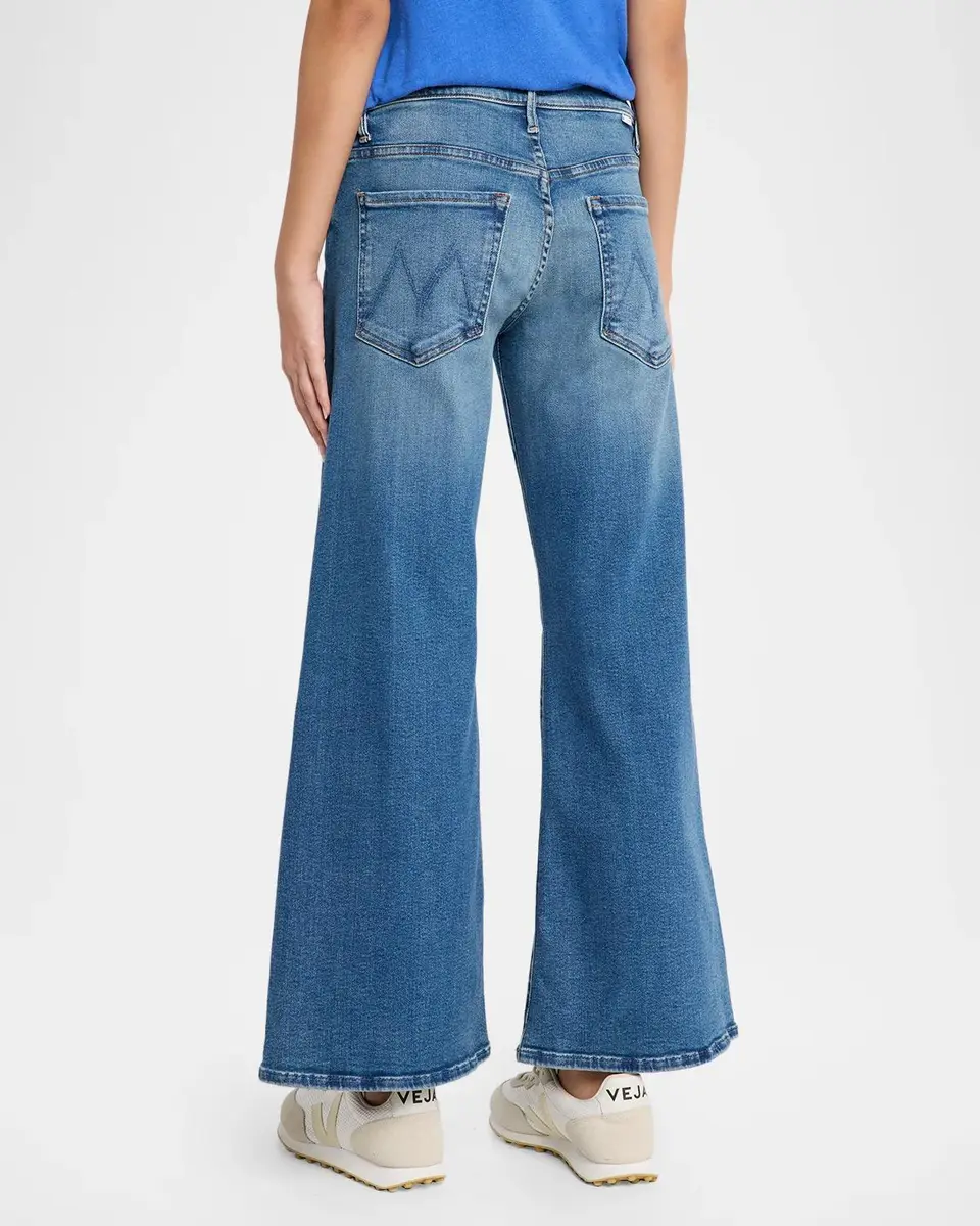 Mother Lil Mid-Rise Sidestepp Wide-Leg Jeans | Thumbnail 3 Mother Lil Mid-Rise Sidestepp Wide-Leg Jeans | Thumbnail 3