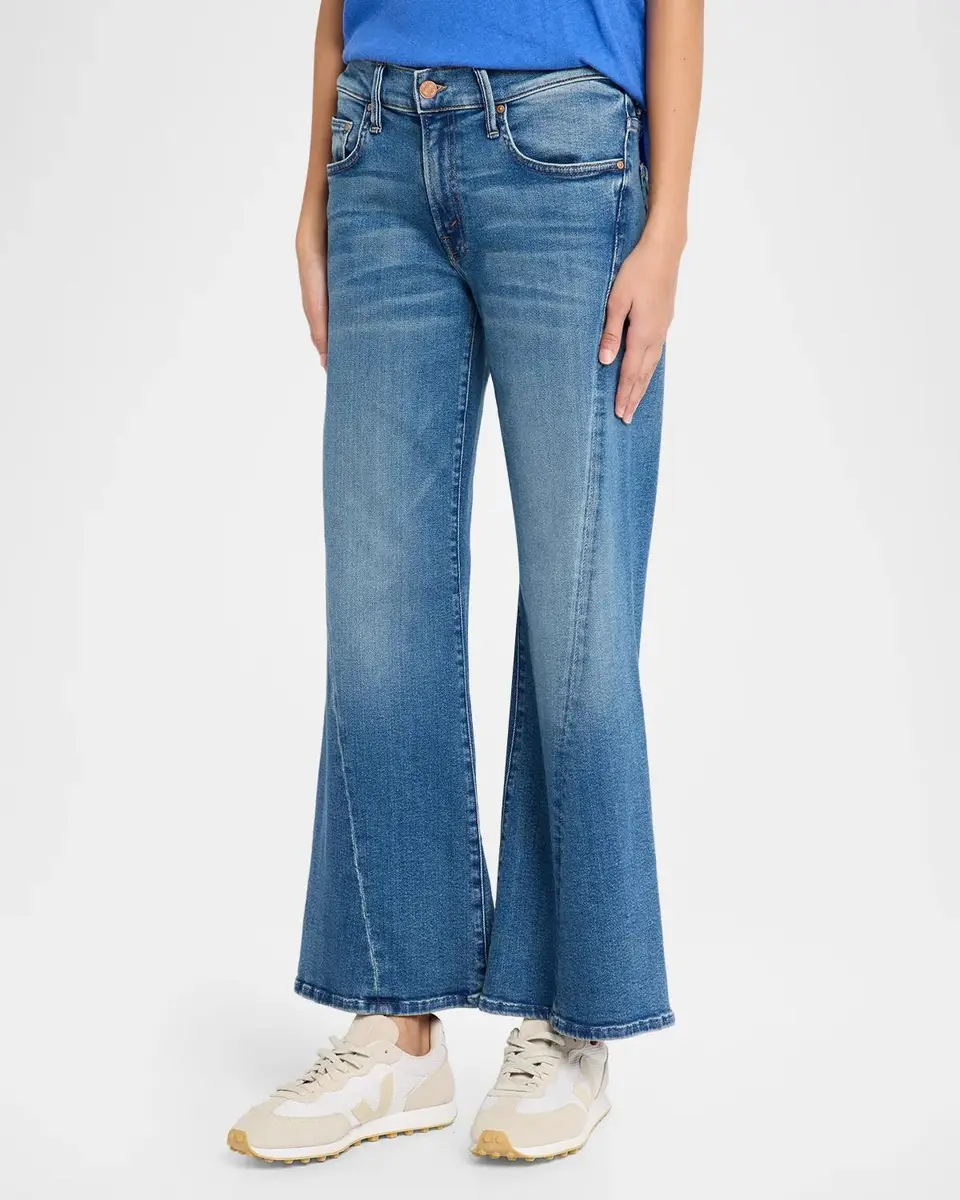 Mother Lil Mid-Rise Sidestepp Wide-Leg Jeans | Thumbnail 4 Mother Lil Mid-Rise Sidestepp Wide-Leg Jeans | Thumbnail 4
