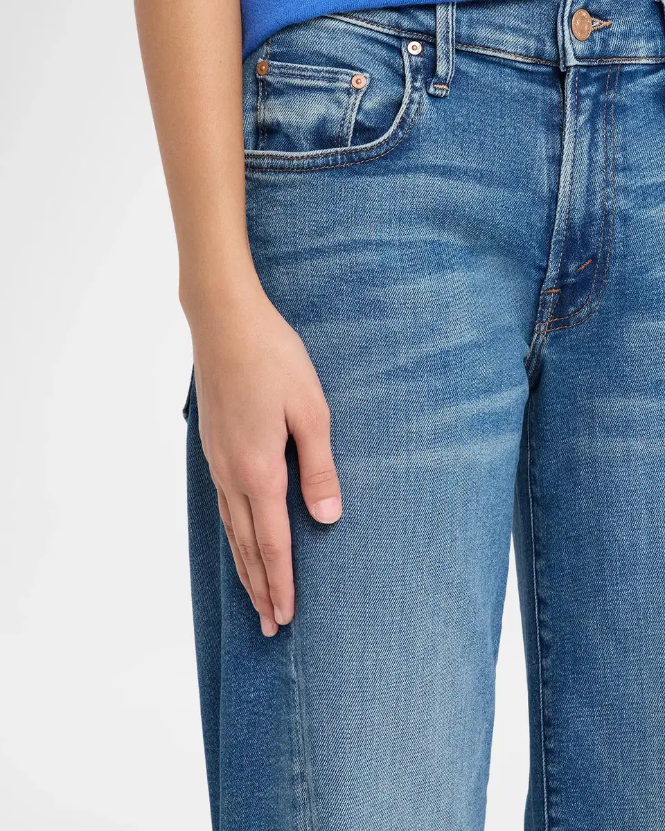Mother Lil Mid-Rise Sidestepp Wide-Leg Jeans | Thumbnail 5 Mother Lil Mid-Rise Sidestepp Wide-Leg Jeans | Thumbnail 5