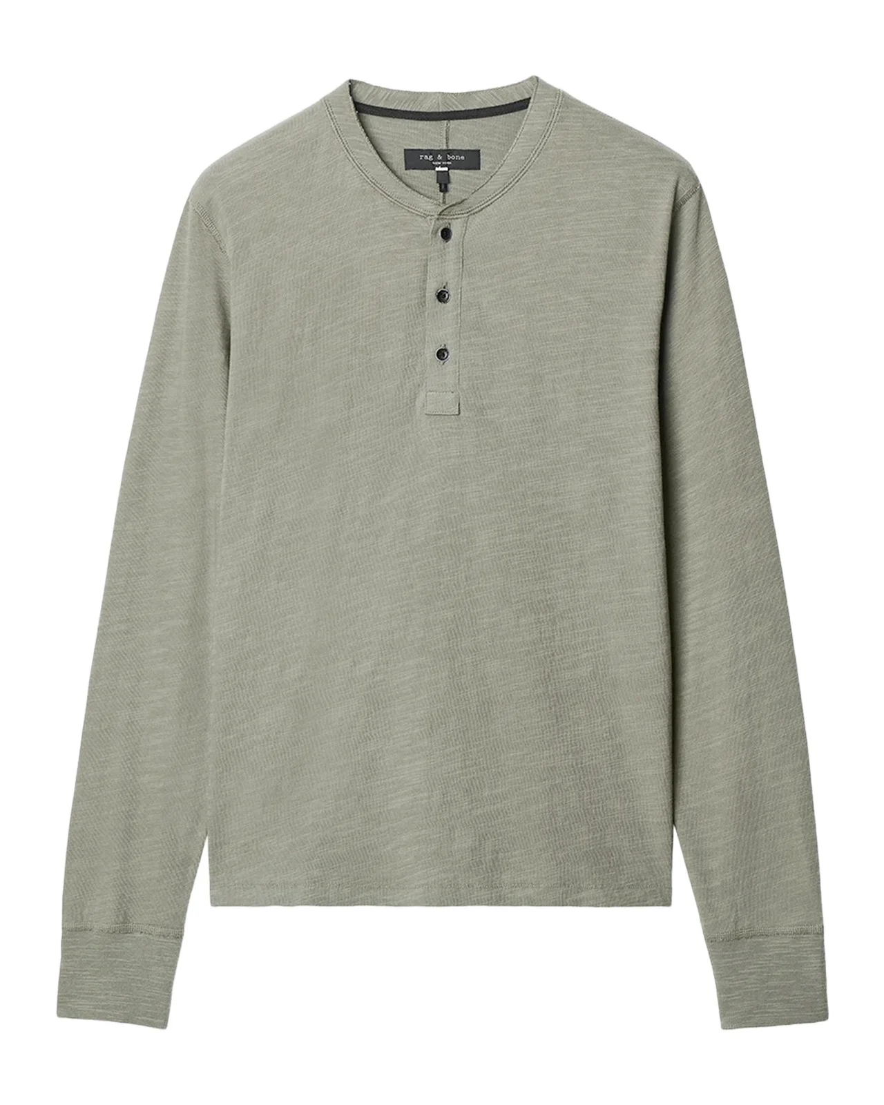 Men's Classic Flame Henley Long-Sleeve T-Shirt Men's Classic Flame Henley Long-Sleeve T-Shirt