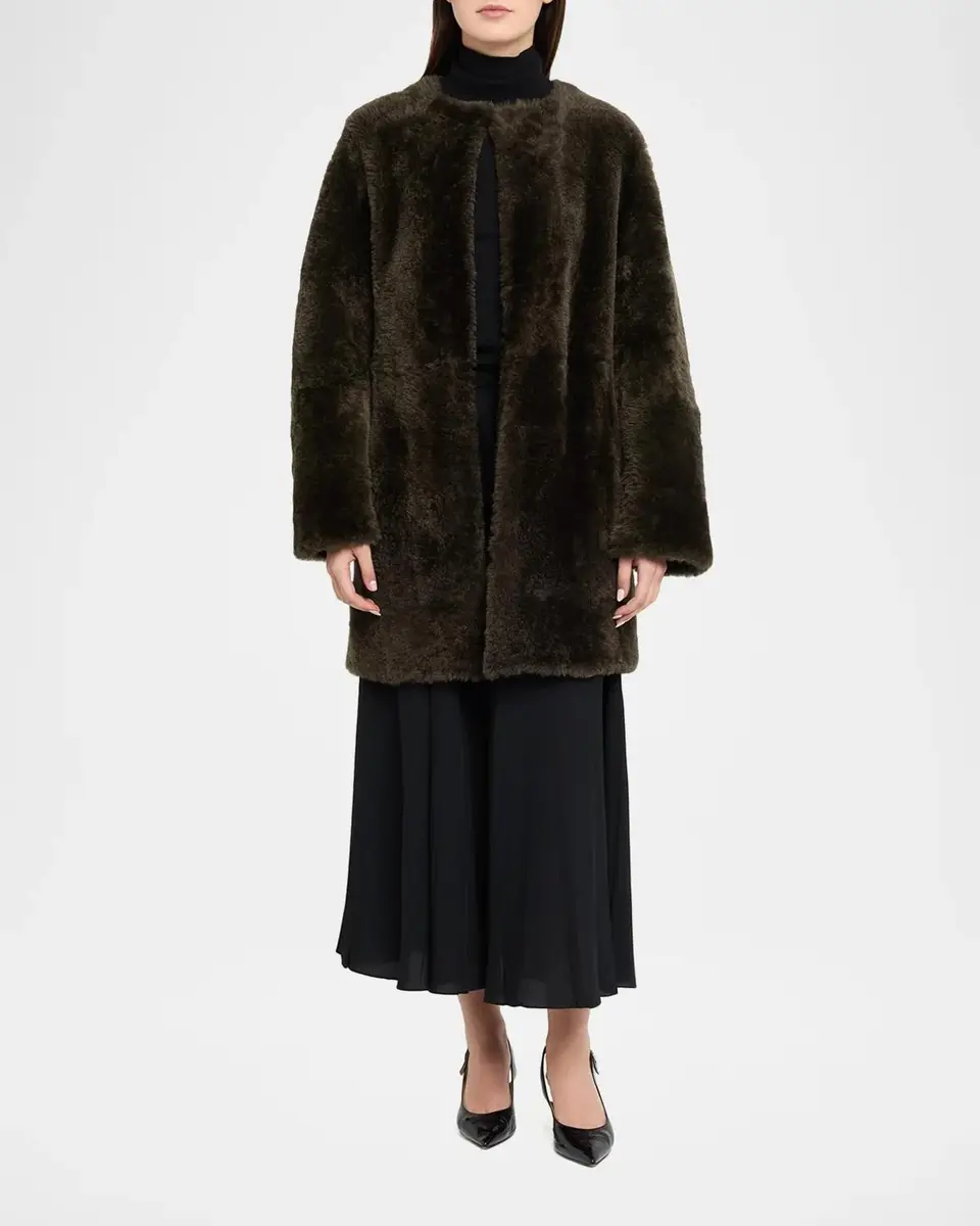 Vince Reversible Shearling Coat | Thumbnail 2 Vince Reversible Shearling Coat | Thumbnail 2