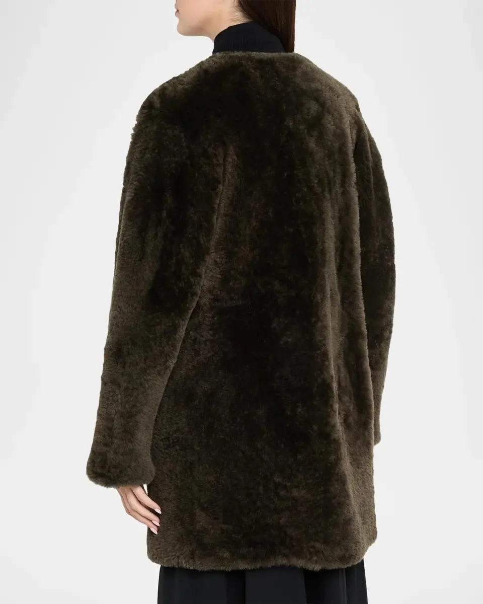 Vince Reversible Shearling Coat | Thumbnail 3 Vince Reversible Shearling Coat | Thumbnail 3