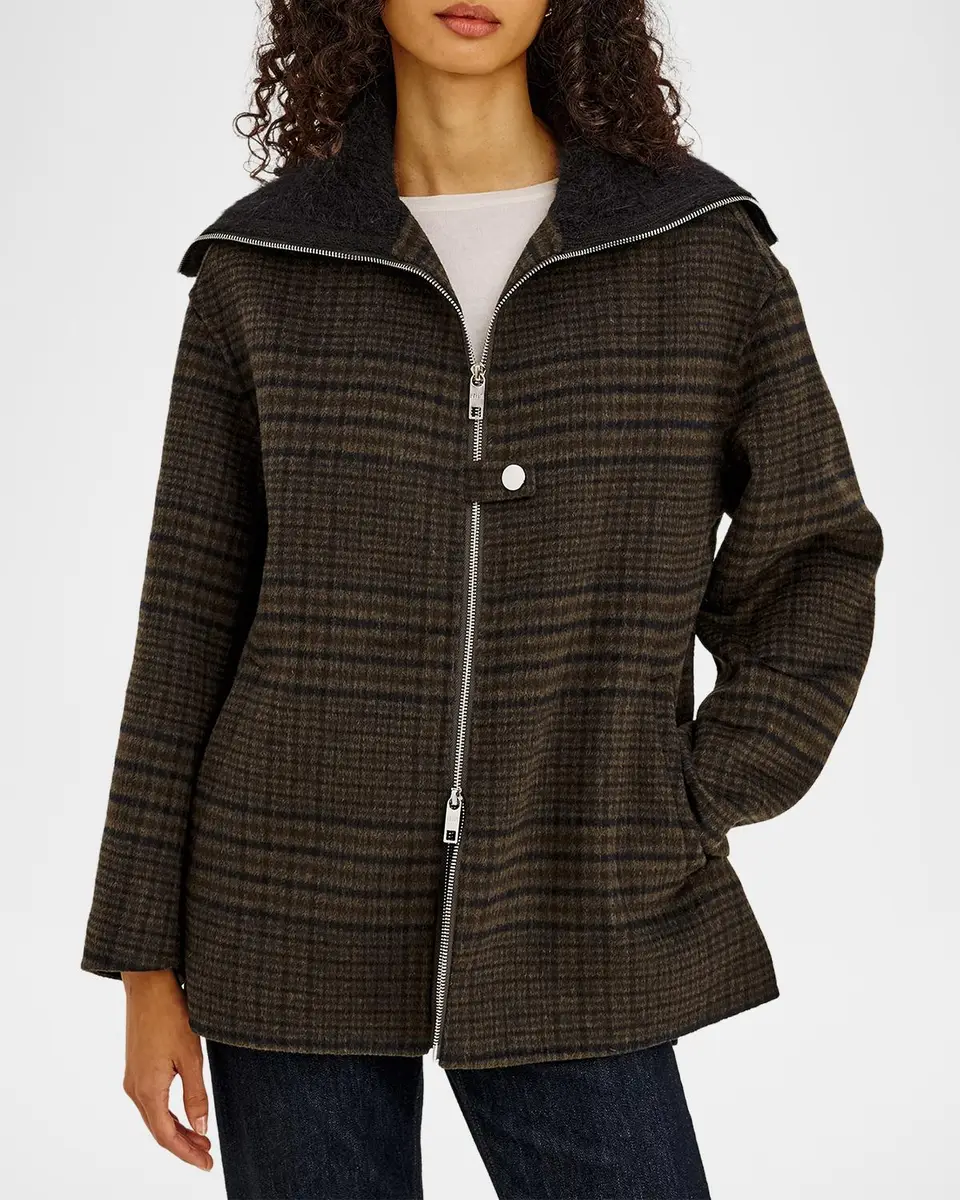 RAILS Silves Plaid Wool-Blend Jacket | Thumbnail 4 RAILS Silves Plaid Wool-Blend Jacket | Thumbnail 4