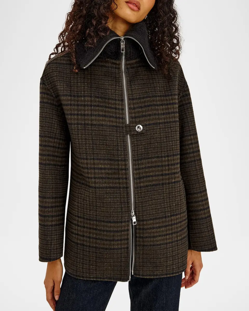 RAILS Silves Plaid Wool-Blend Jacket | Thumbnail 6 RAILS Silves Plaid Wool-Blend Jacket | Thumbnail 6