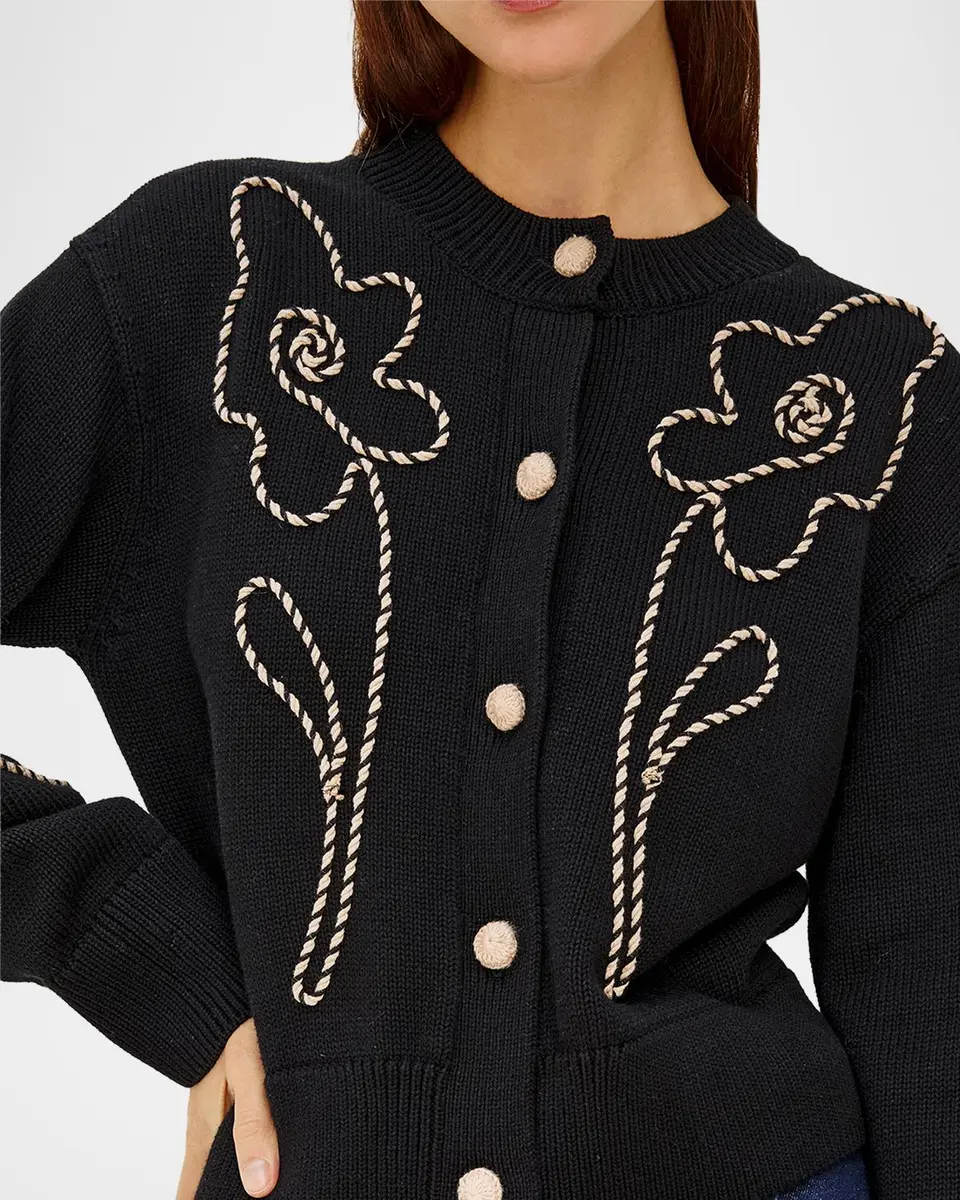 RAILS Sybil Embroidered Cotton Cardigan | Thumbnail 5 RAILS Sybil Embroidered Cotton Cardigan | Thumbnail 5