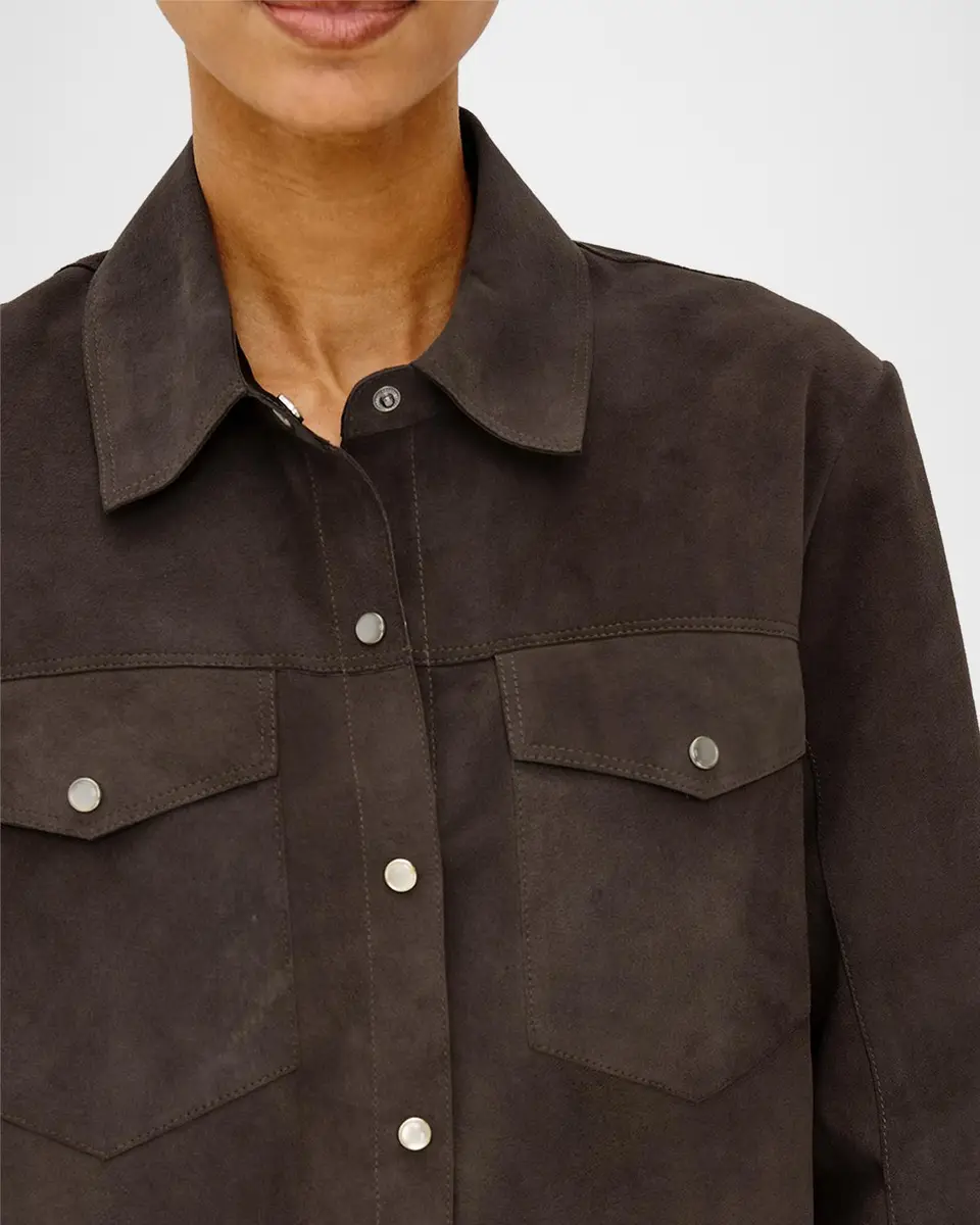 RAILS Dean Suede Flap-Pocket Shirt | Thumbnail 5 RAILS Dean Suede Flap-Pocket Shirt | Thumbnail 5