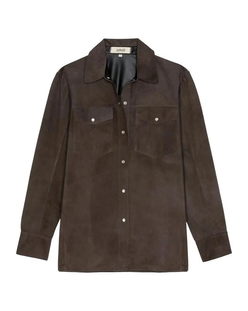Dean Suede Flap-Pocket Shirt Dean Suede Flap-Pocket Shirt