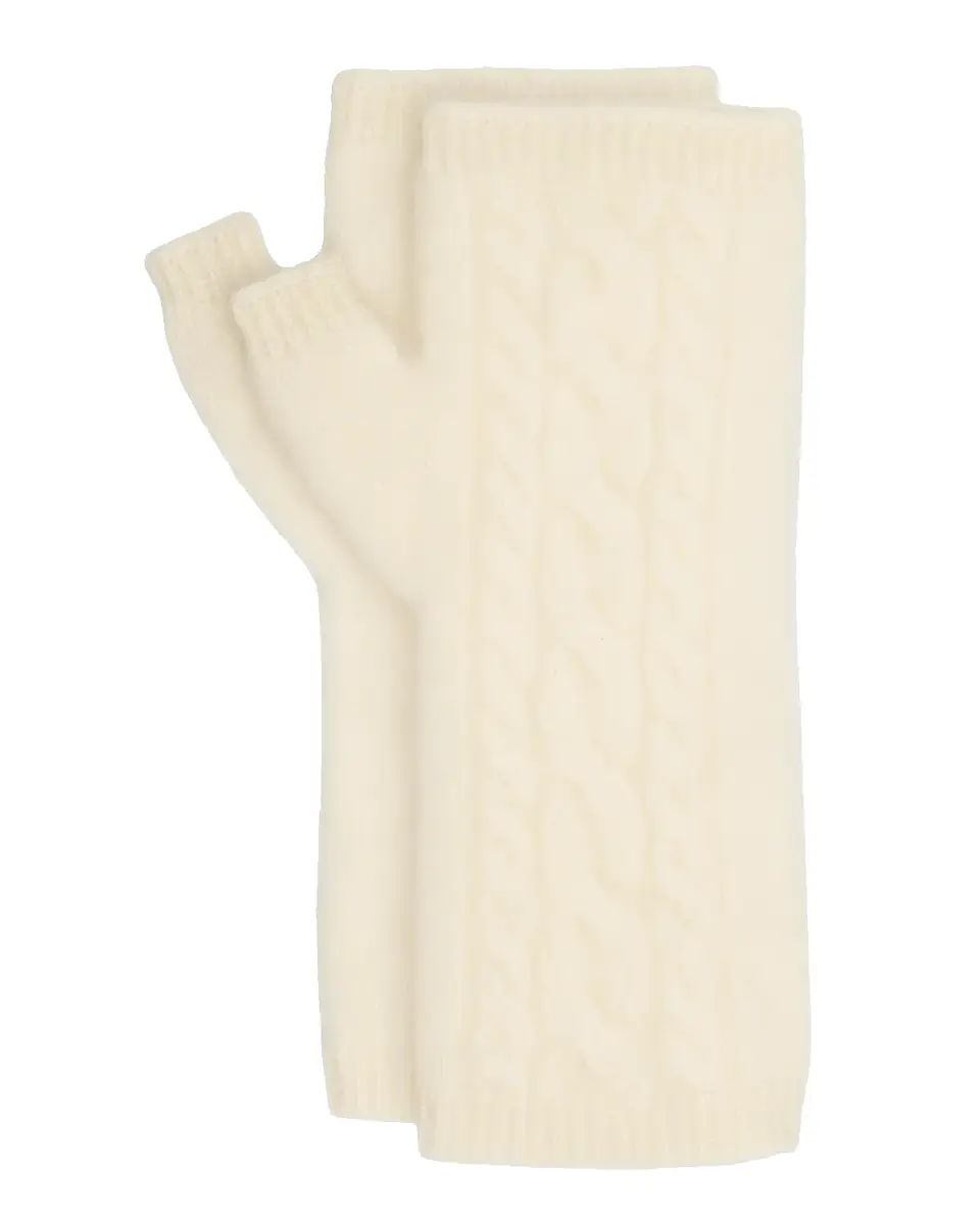 Sofia Cashmere Cashmere Cable-Knit Arm Warmers | Thumbnail 2 Sofia Cashmere Cashmere Cable-Knit Arm Warmers | Thumbnail 2