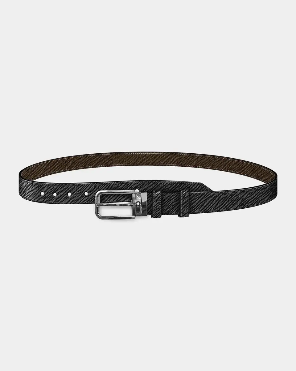 Montblanc Reversible Two-Tone Leather Belt | Thumbnail 2 Montblanc Reversible Two-Tone Leather Belt | Thumbnail 2