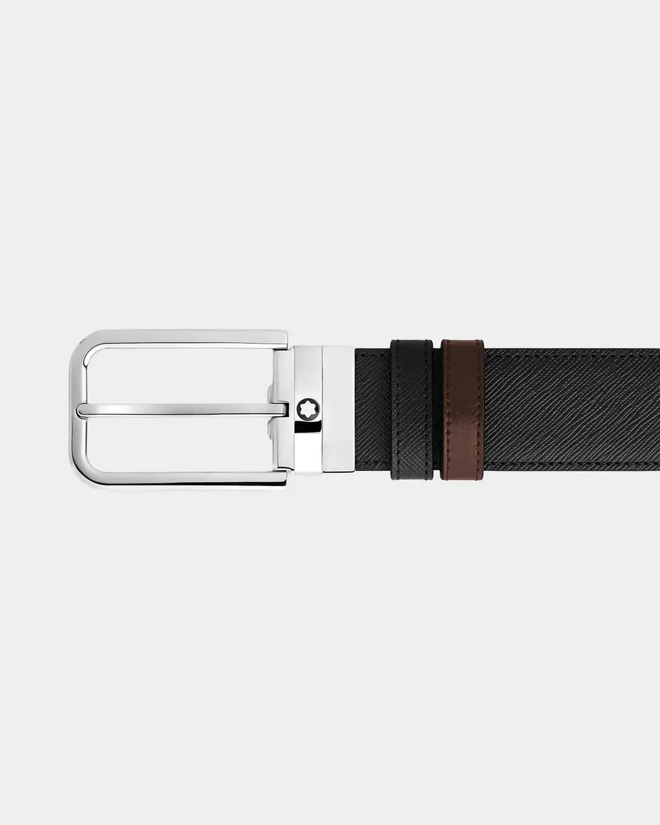 Montblanc Reversible Two-Tone Leather Belt | Thumbnail 3 Montblanc Reversible Two-Tone Leather Belt | Thumbnail 3