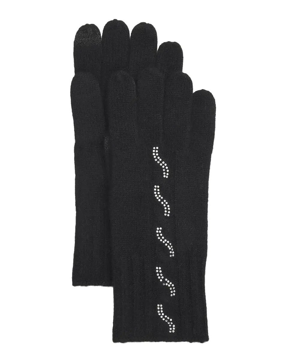 Sofia Cashmere Embellished Cashmere Touchscreen Gloves | Thumbnail 2 Sofia Cashmere Embellished Cashmere Touchscreen Gloves | Thumbnail 2