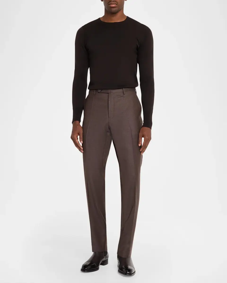 Incotex Men's Super 100s Wool Dress Pants | Thumbnail 2 Incotex Men's Super 100s Wool Dress Pants | Thumbnail 2