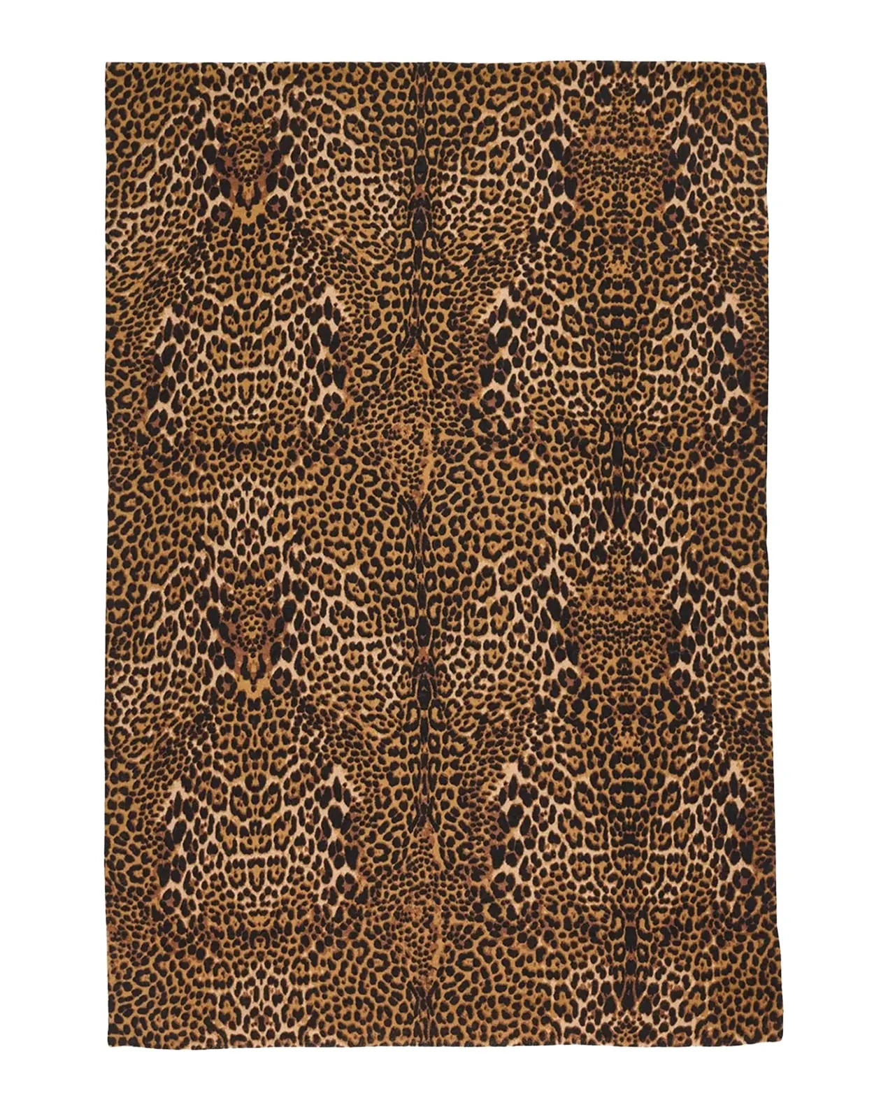 Sofia Cashmere Leopard-Print Cashmere Wrap