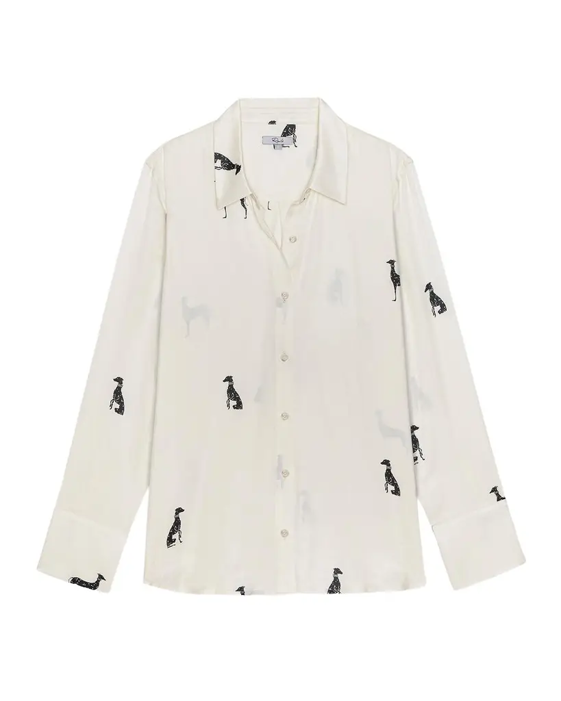 Saige Dog-Print Shirt Saige Dog-Print Shirt
