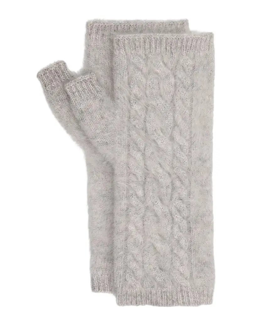 Cashmere Cable-Knit Arm Warmers Cashmere Cable-Knit Arm Warmers