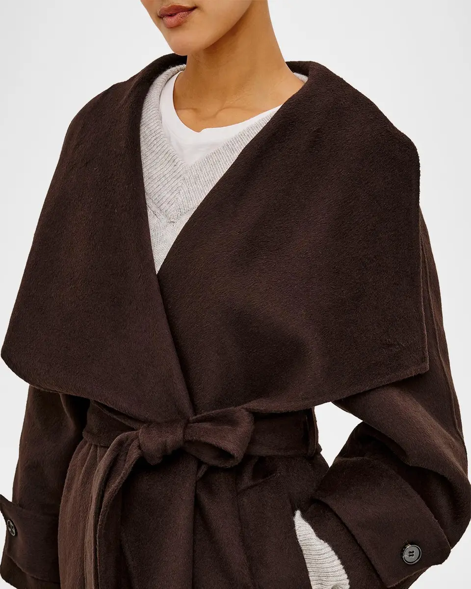 RAILS Celeste Tie-Waist Wool-Blend Coat | Thumbnail 5 RAILS Celeste Tie-Waist Wool-Blend Coat | Thumbnail 5