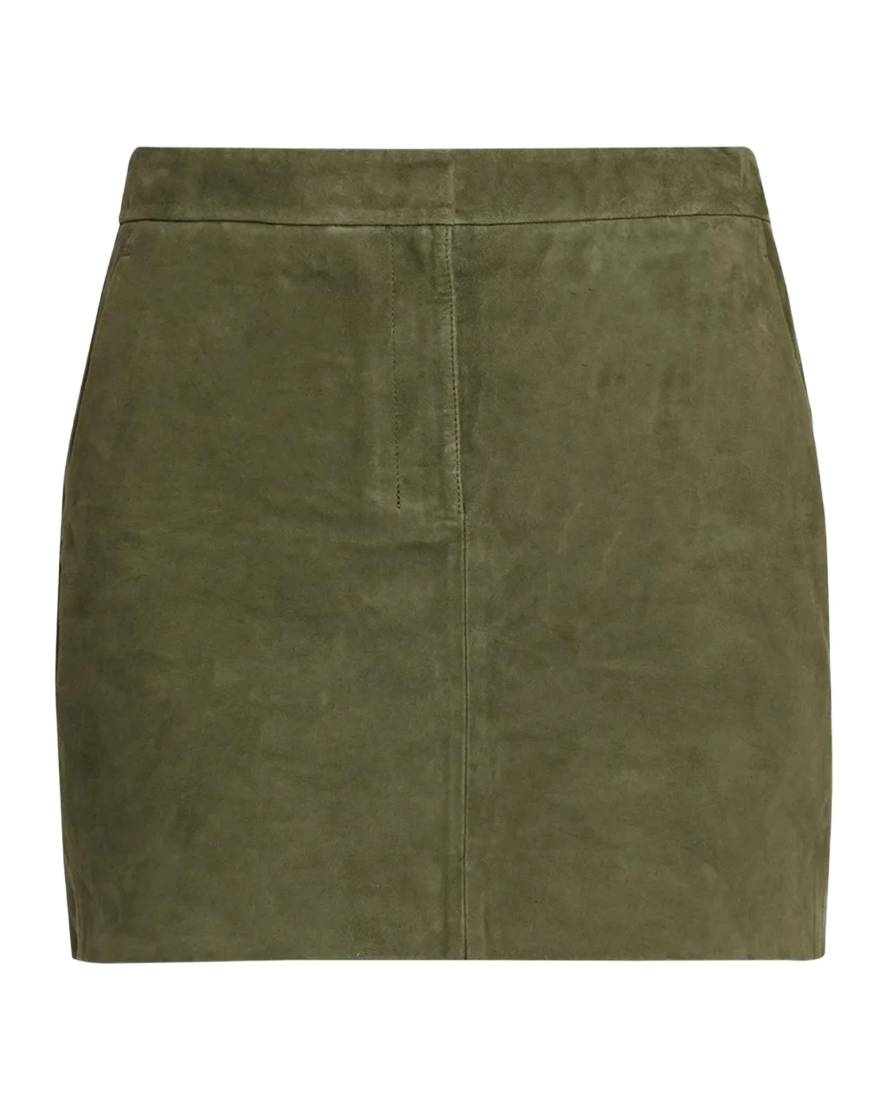 Theory Low-Rise Suede Mini Trouser Skirt