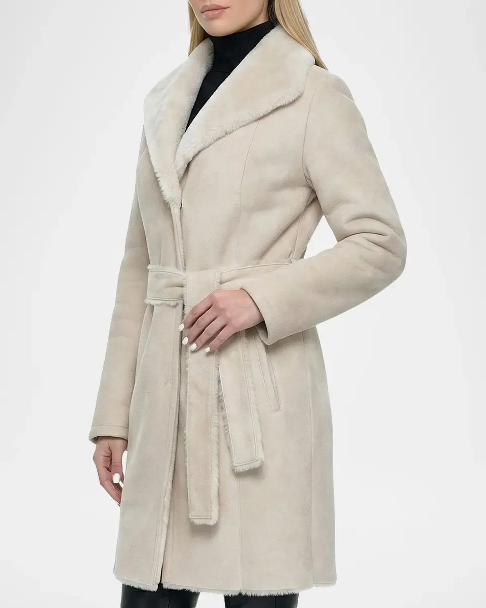 Gorski Belted Merino Shearling Coat | Thumbnail 5 Gorski Belted Merino Shearling Coat | Thumbnail 5