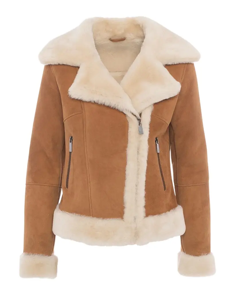Merino Shearling Moto Jacket
