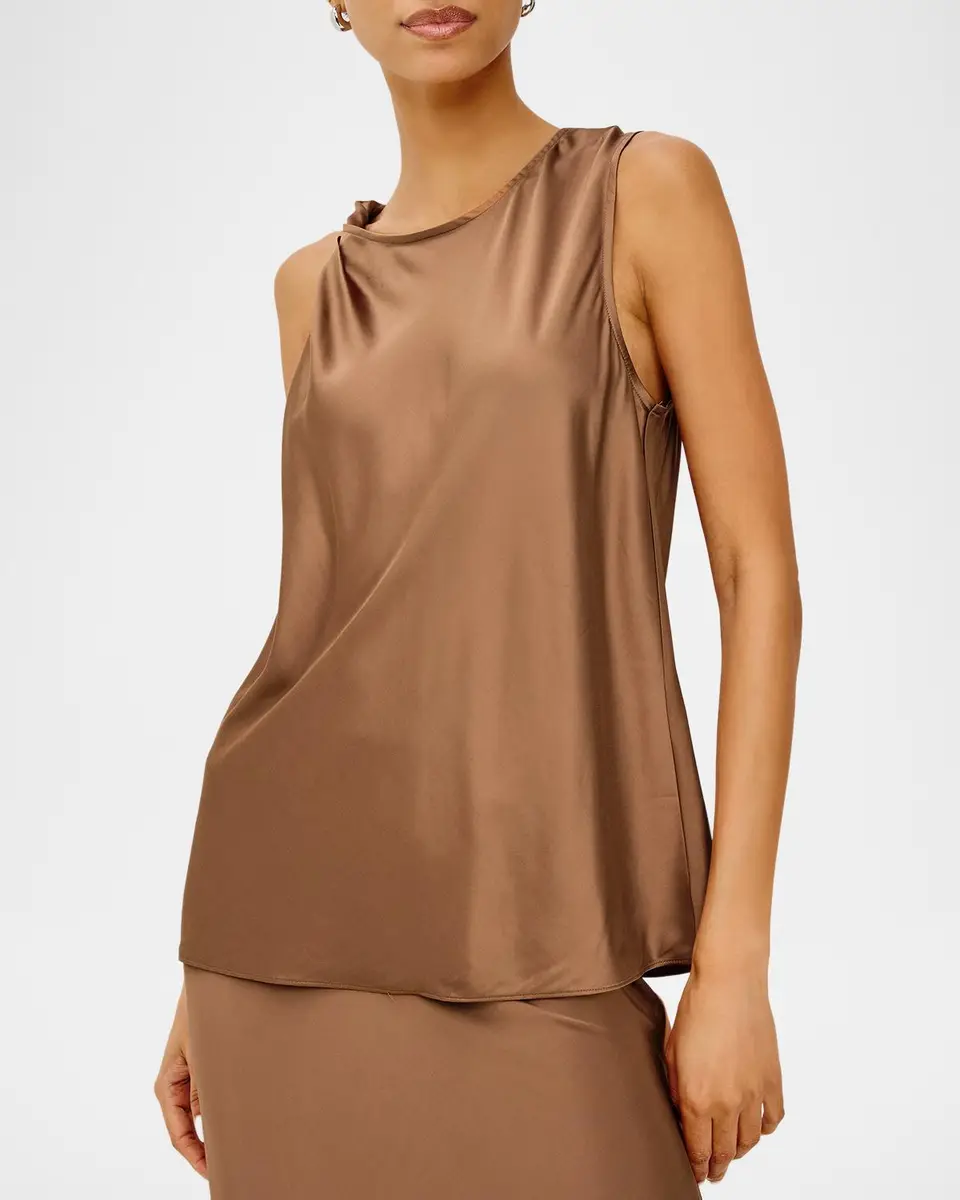 RAILS Robin Satin Twisted-Sleeve Top | Thumbnail 4 RAILS Robin Satin Twisted-Sleeve Top | Thumbnail 4