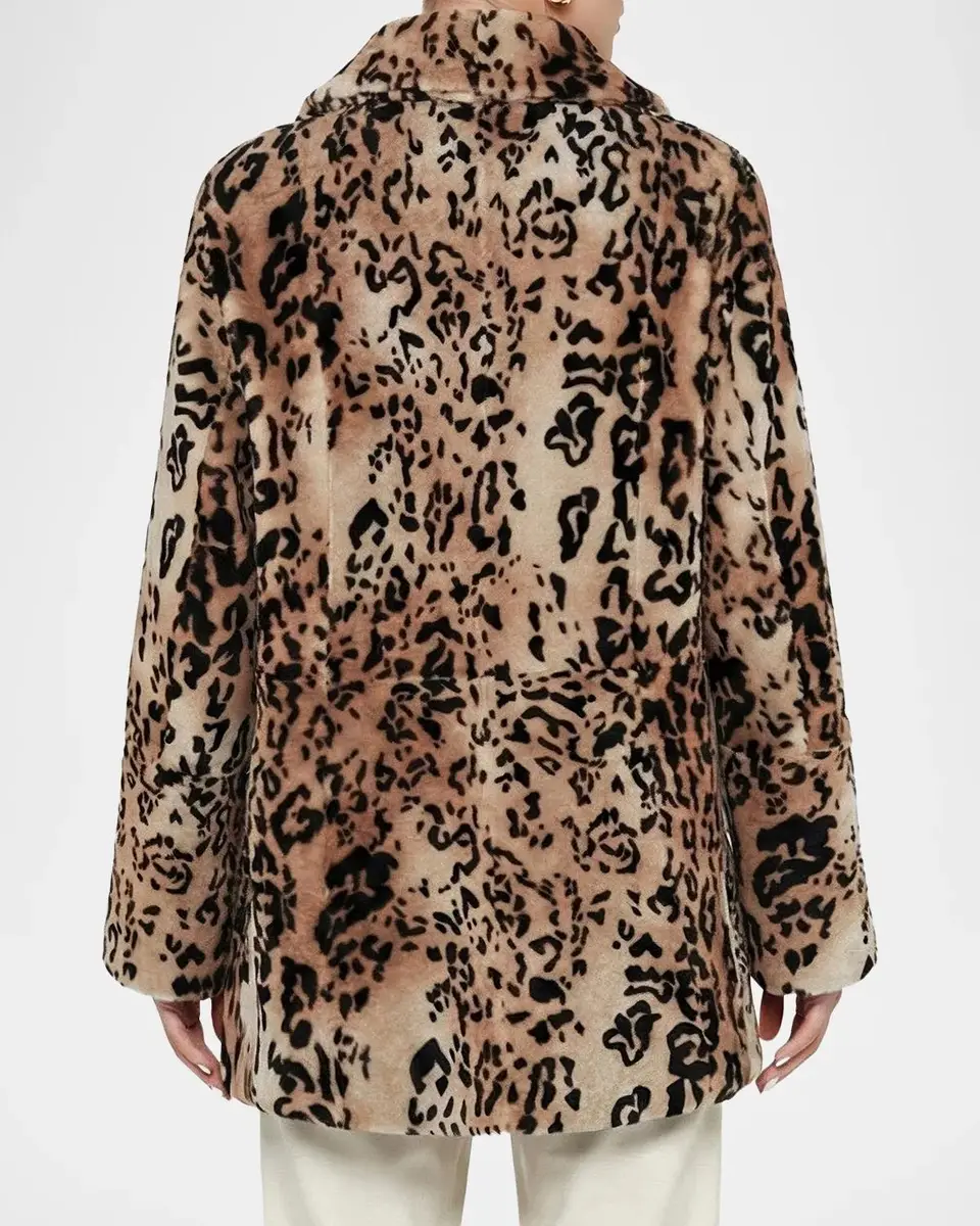 Gorski Animal-Print Select Lamb Shearling Jacket | Thumbnail 3 Gorski Animal-Print Select Lamb Shearling Jacket | Thumbnail 3