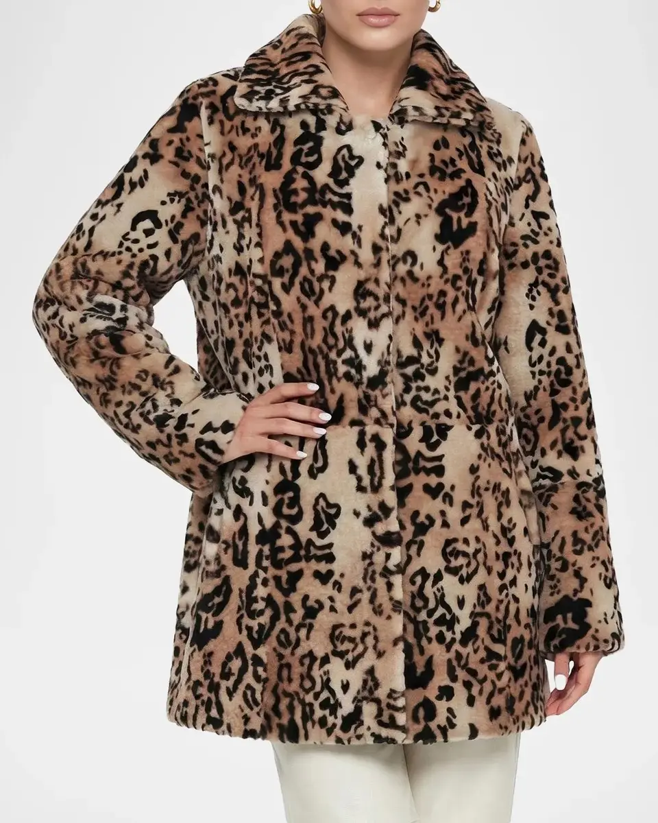 Gorski Animal-Print Select Lamb Shearling Jacket | Thumbnail 4 Gorski Animal-Print Select Lamb Shearling Jacket | Thumbnail 4