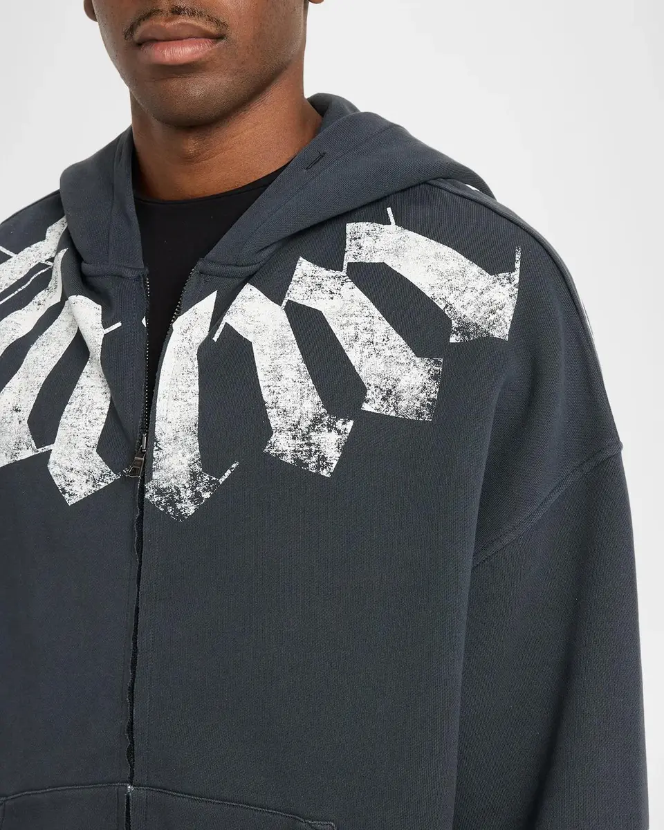 Palm Angels Men's Logo Cotton Hoodie | Thumbnail 5 Palm Angels Men's Logo Cotton Hoodie | Thumbnail 5