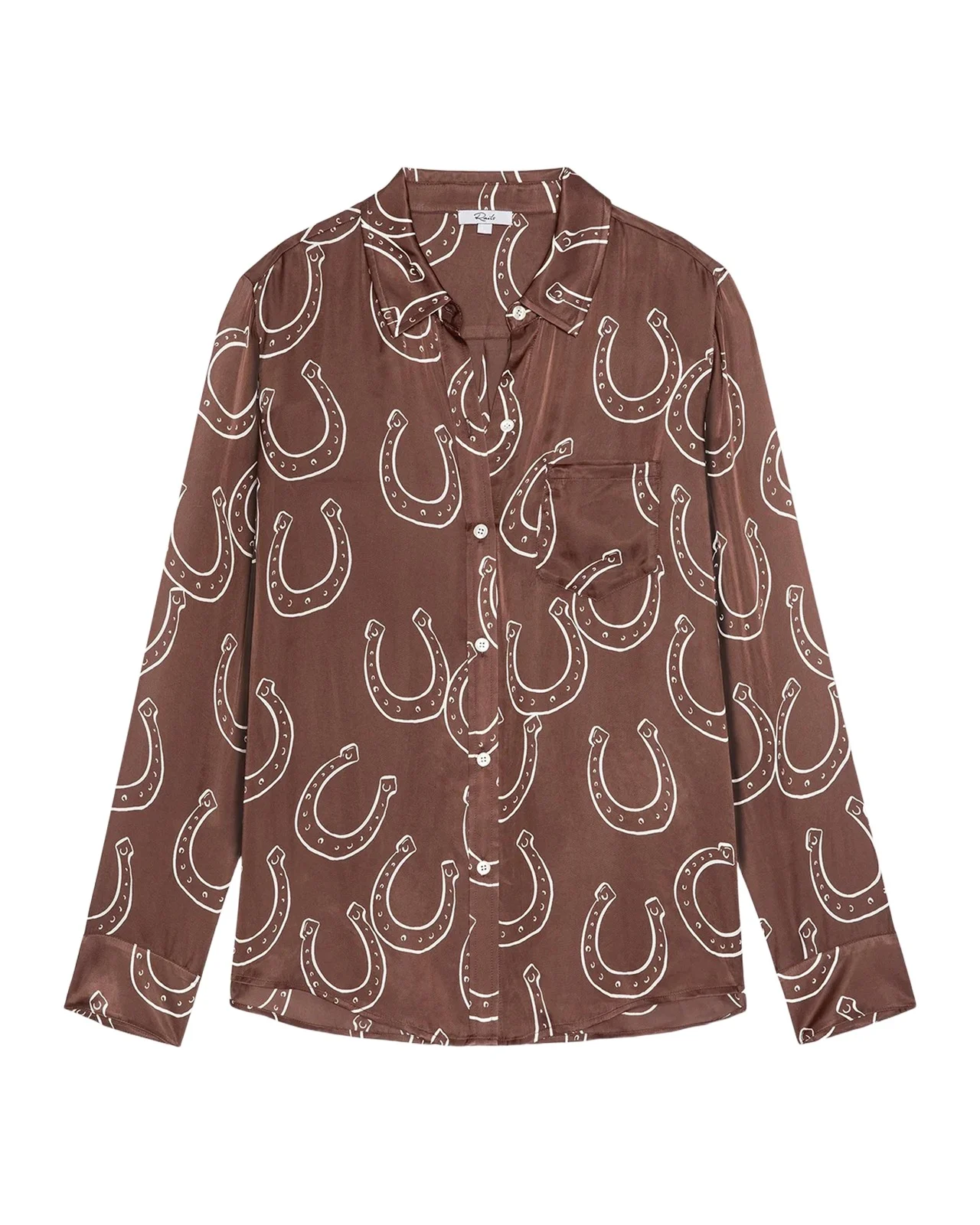 RAILS Alyssa Horseshoe-Print Shirt