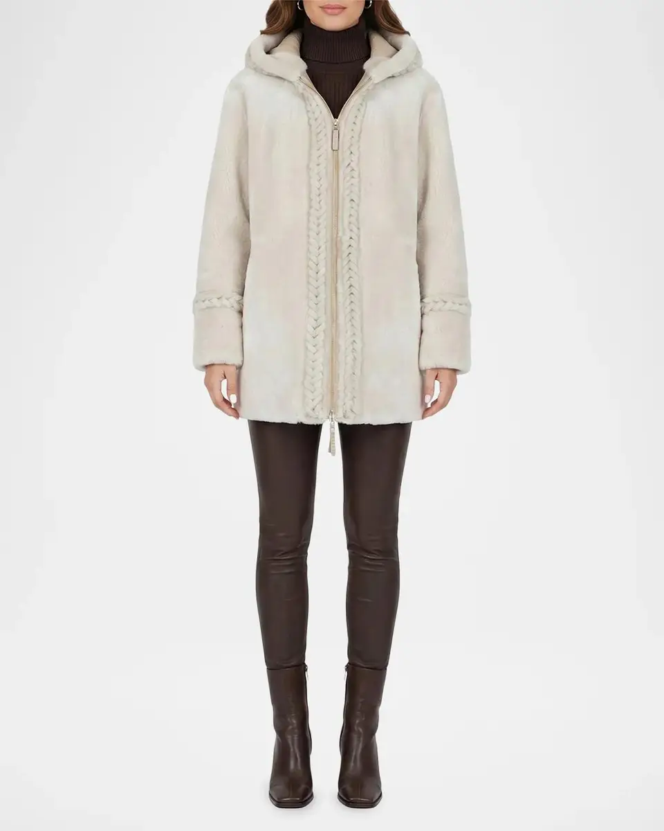 Gorski Reversible Merino Shearling Hooded Parka | Thumbnail 2 Gorski Reversible Merino Shearling Hooded Parka | Thumbnail 2