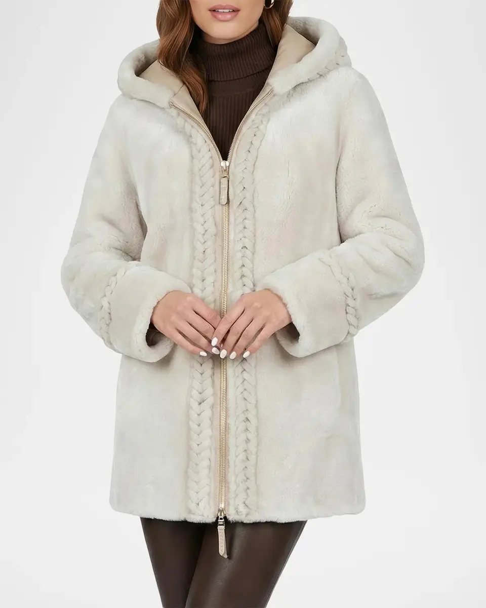 Gorski Reversible Merino Shearling Hooded Parka | Thumbnail 4 Gorski Reversible Merino Shearling Hooded Parka | Thumbnail 4