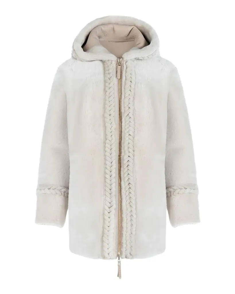 Gorski Reversible Merino Shearling Hooded Parka