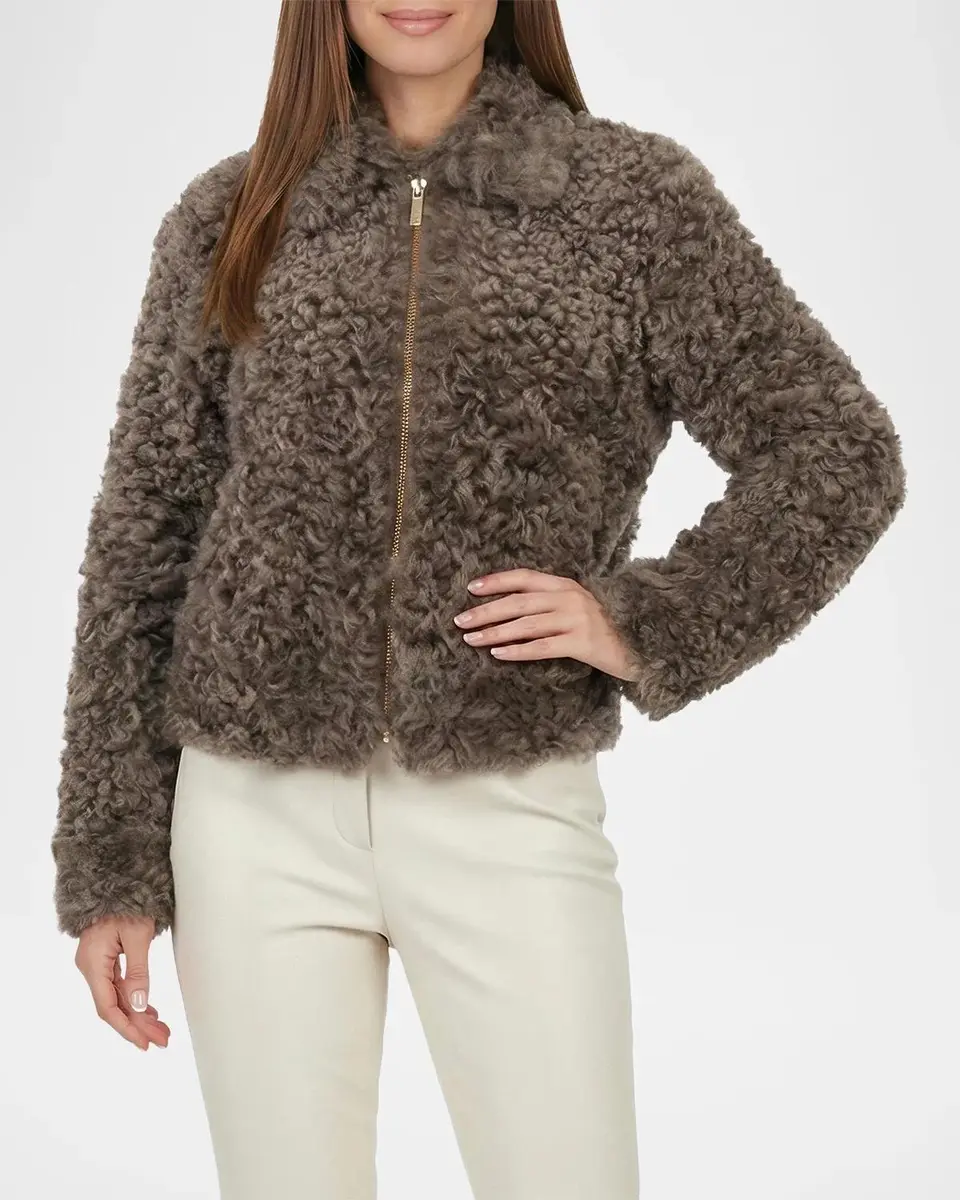 Gorski Select Curly Shearling Jacket | Thumbnail 4 Gorski Select Curly Shearling Jacket | Thumbnail 4
