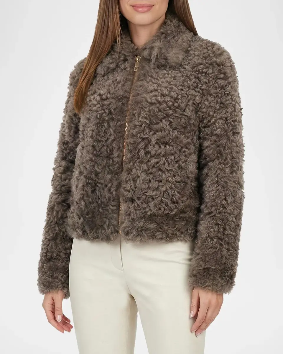 Gorski Select Curly Shearling Jacket | Thumbnail 5 Gorski Select Curly Shearling Jacket | Thumbnail 5