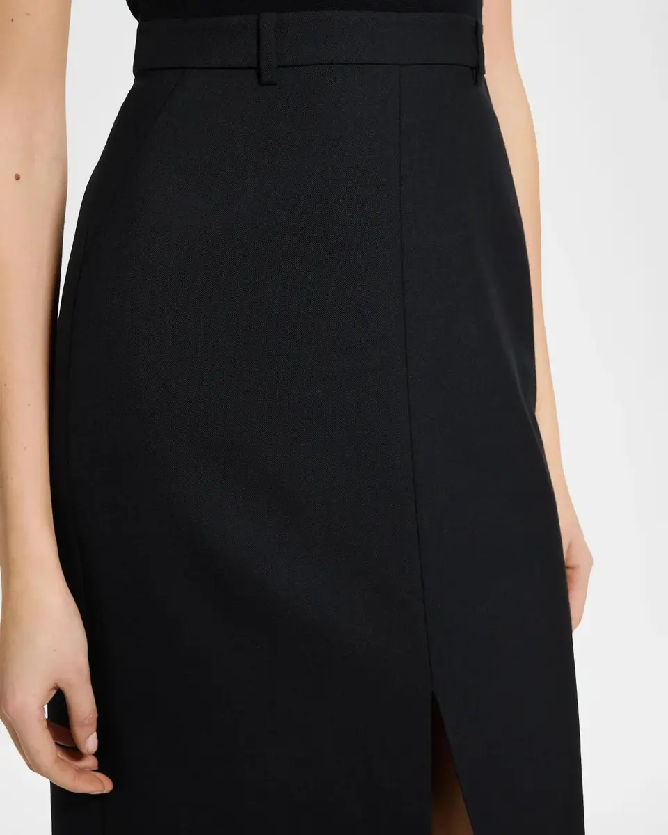 Theory Funnel-Neck Combo Midi Dress | Thumbnail 5 Theory Funnel-Neck Combo Midi Dress | Thumbnail 5