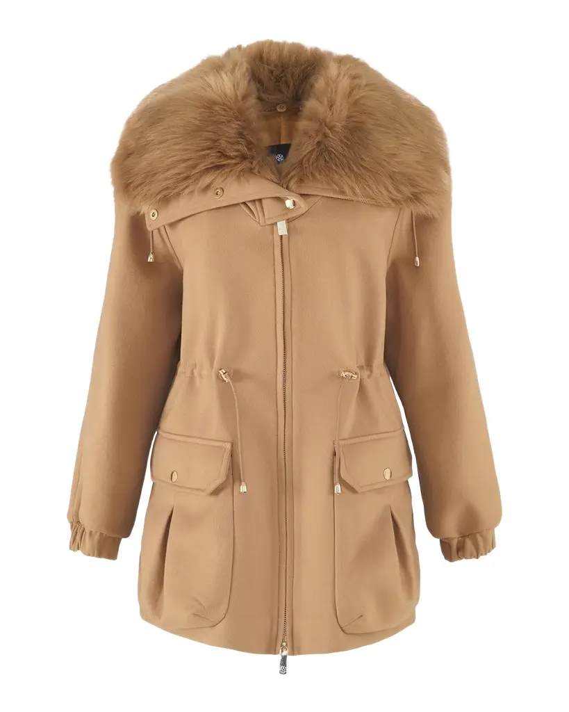 Gorski Jacket With Detachable Shearling Collar