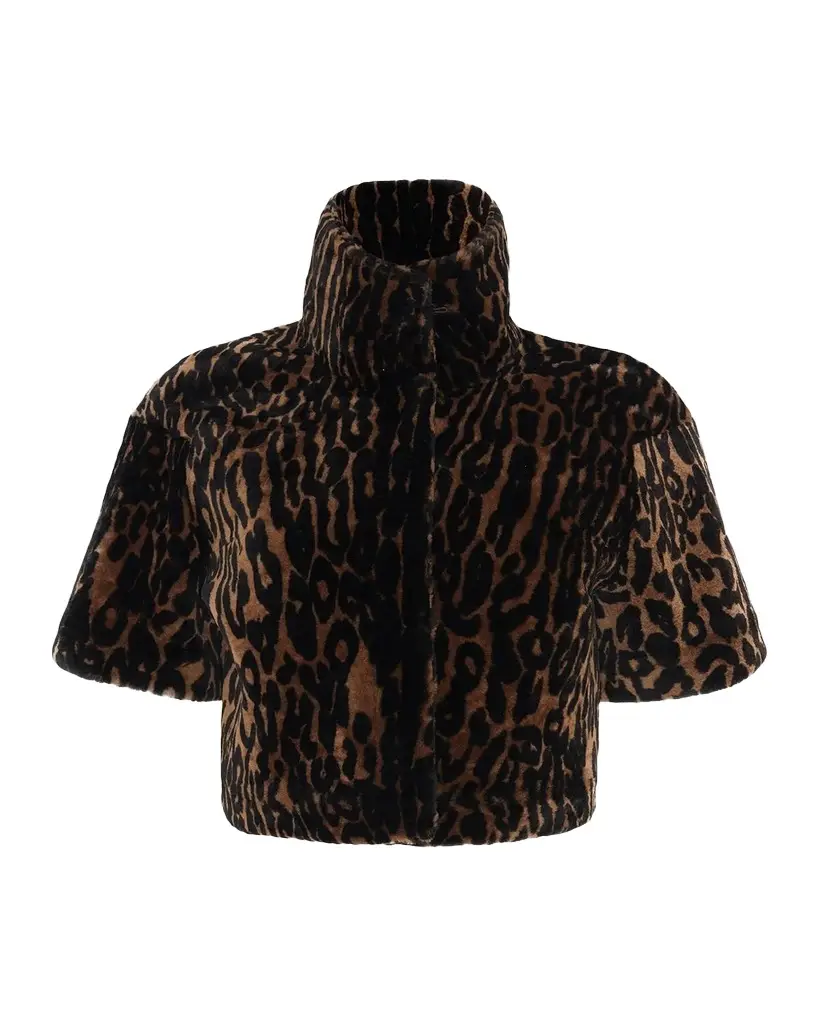 Reversible Select Shearling Bolero Reversible Select Shearling Bolero