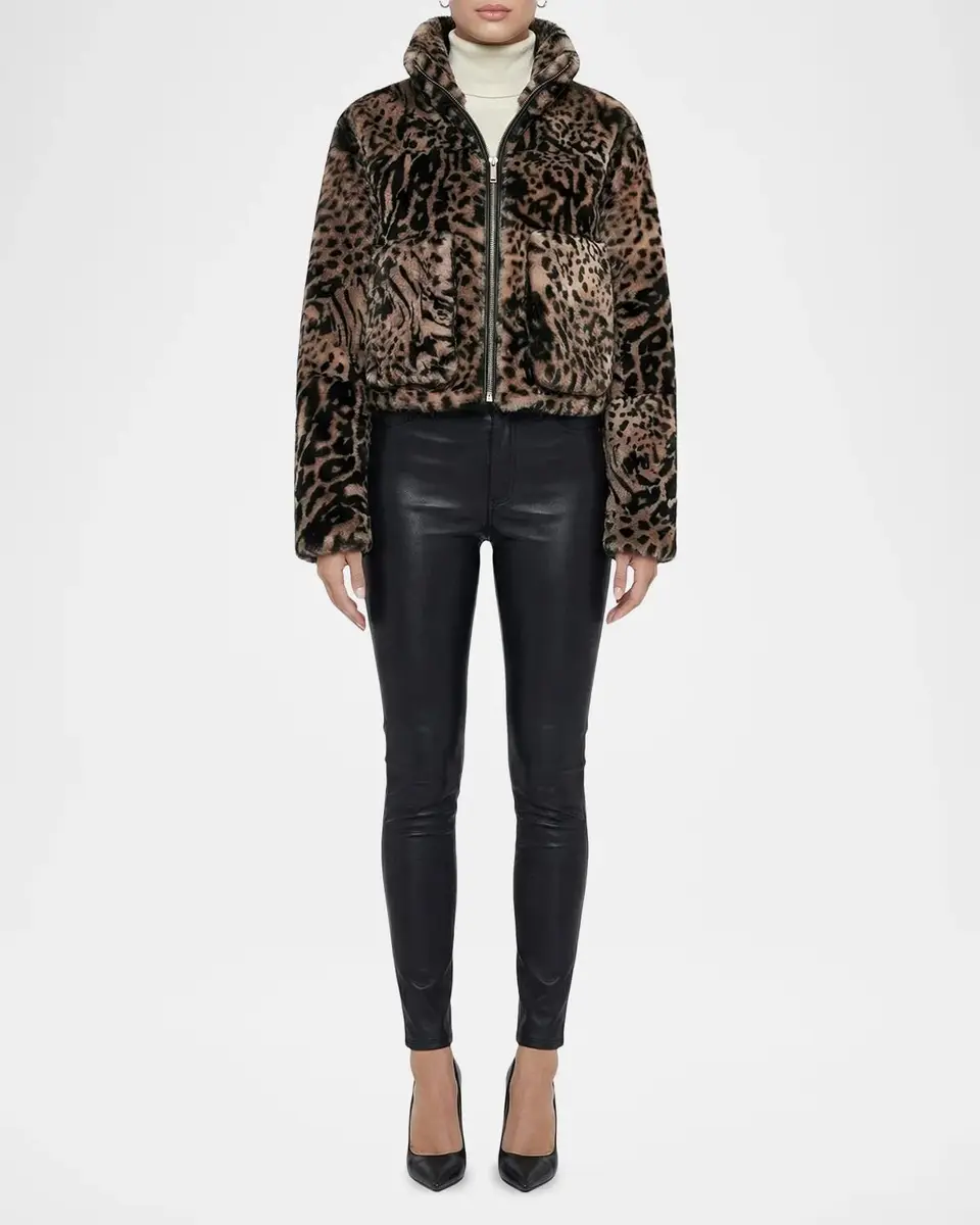 Gorski Select Animal-Print Shearling Zip Jacket | Thumbnail 2 Gorski Select Animal-Print Shearling Zip Jacket | Thumbnail 2