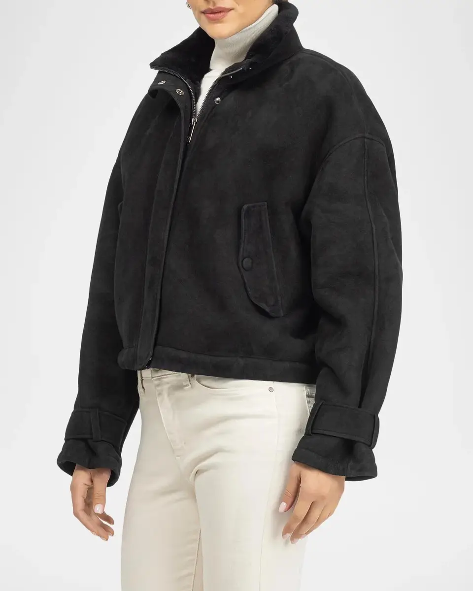 Gorski Merino Shearling Bomber Jacket | Thumbnail 5 Gorski Merino Shearling Bomber Jacket | Thumbnail 5
