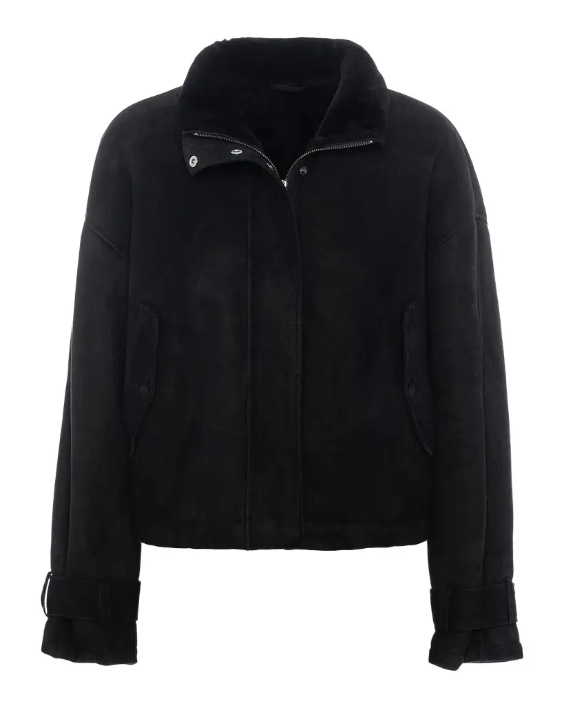 Merino Shearling Bomber Jacket Merino Shearling Bomber Jacket