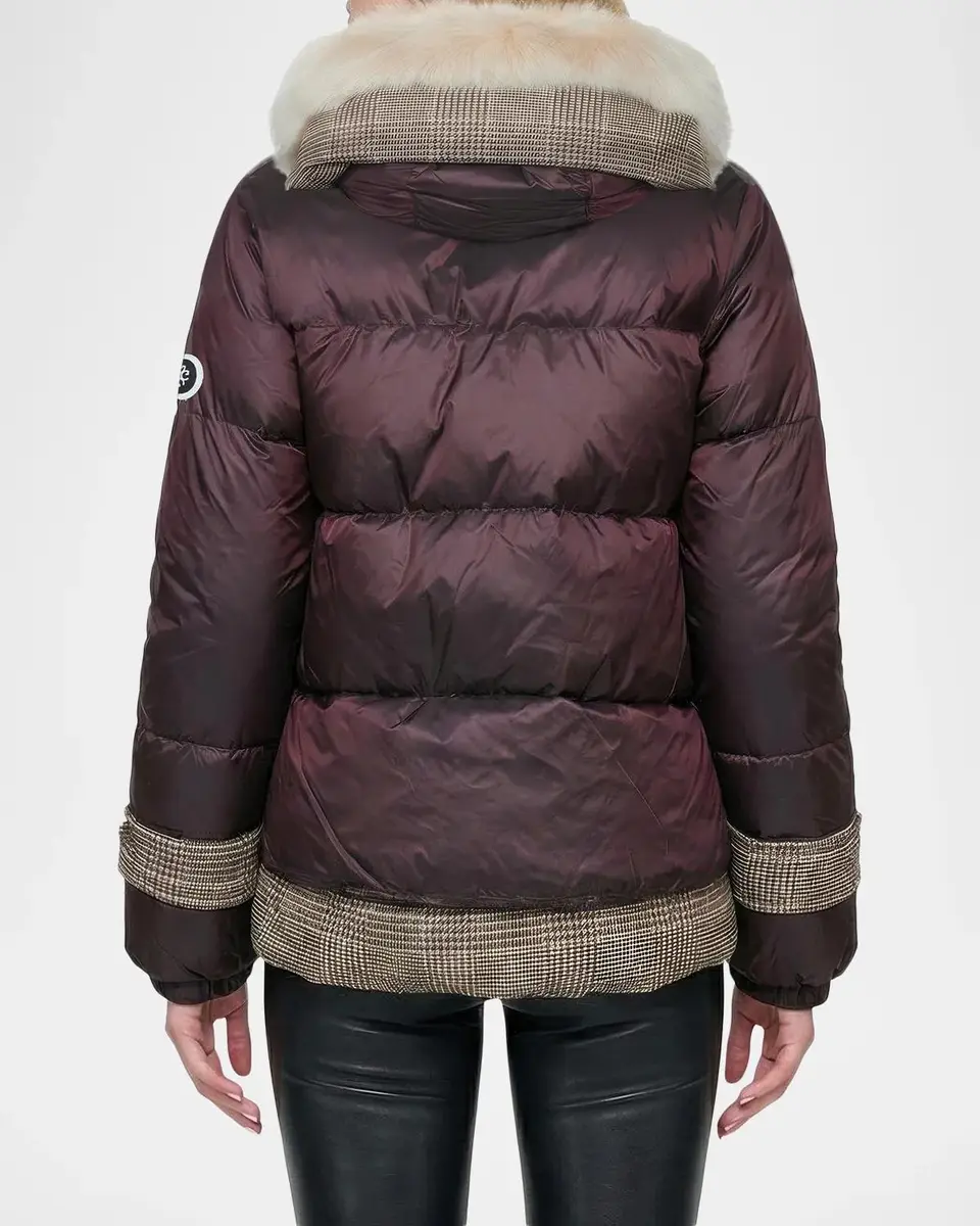 Gorski Apres-Ski Mixed-Media Jacket | Thumbnail 3 Gorski Apres-Ski Mixed-Media Jacket | Thumbnail 3