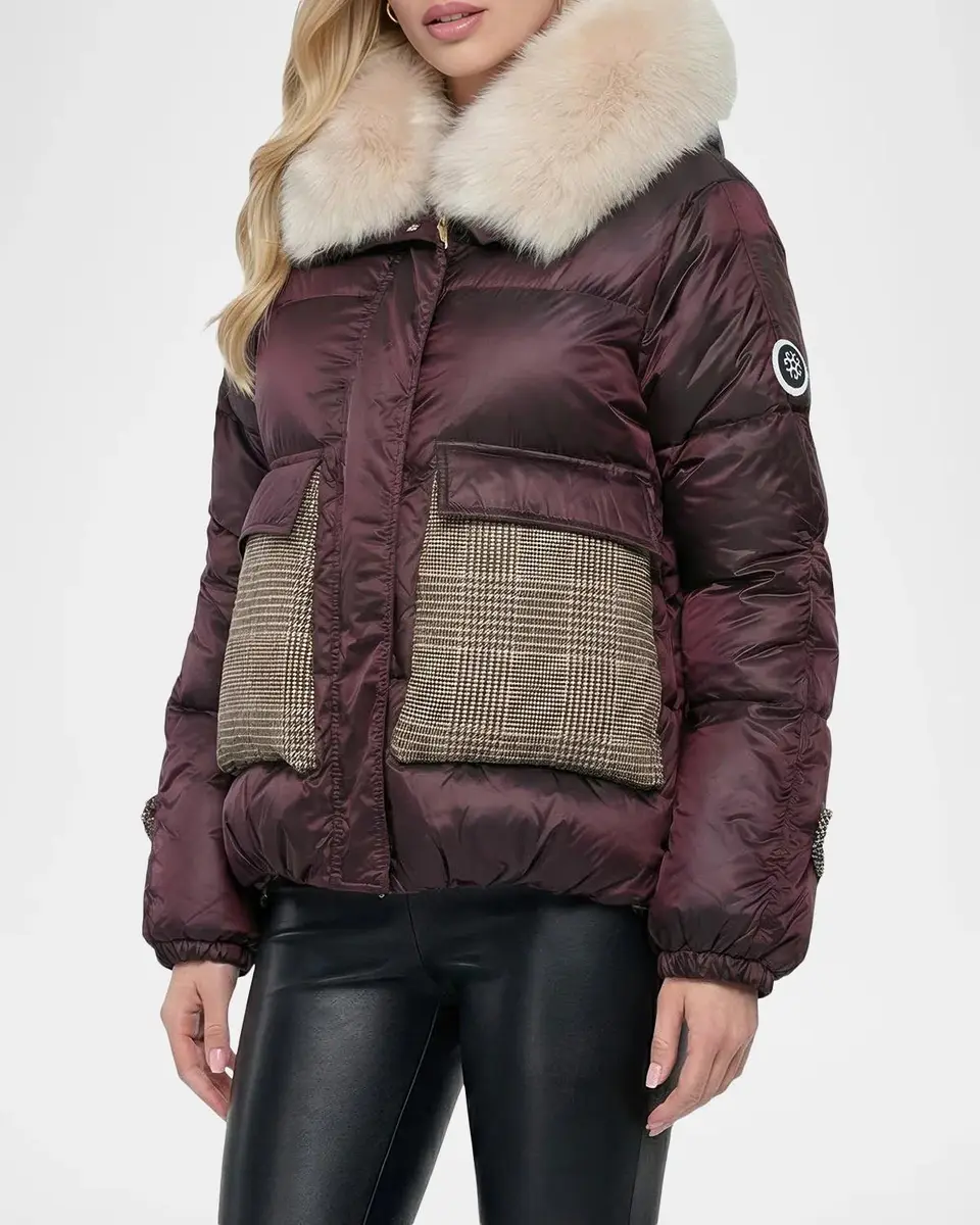 Gorski Apres-Ski Mixed-Media Jacket | Thumbnail 5 Gorski Apres-Ski Mixed-Media Jacket | Thumbnail 5
