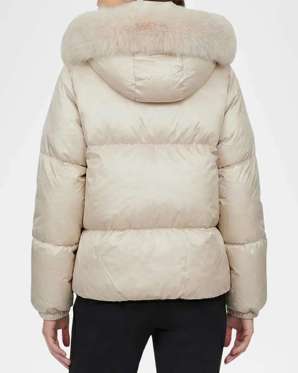 Gorski Apres-Ski Horizontal Jacket with Detachable Shearling Trim | Thumbnail 3